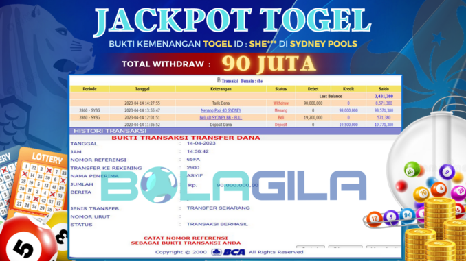 bukti jp bolagila #89