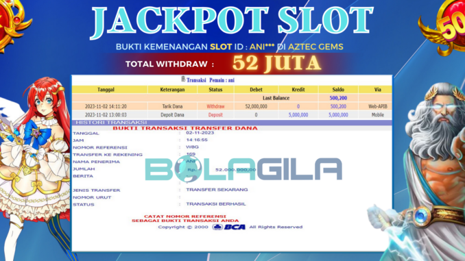 bukti jp bolagila #522