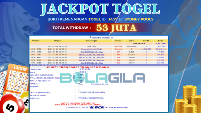 bukti jp bolagila #558