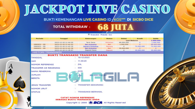 BUKTI JP BOLAGILA #561