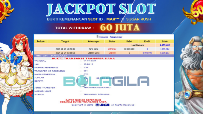 BUKTI JP BOLAGILA #597